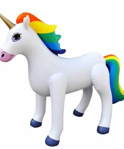 COSTUMEISH Inflatable Unicorn, 40 Inch Long Decor