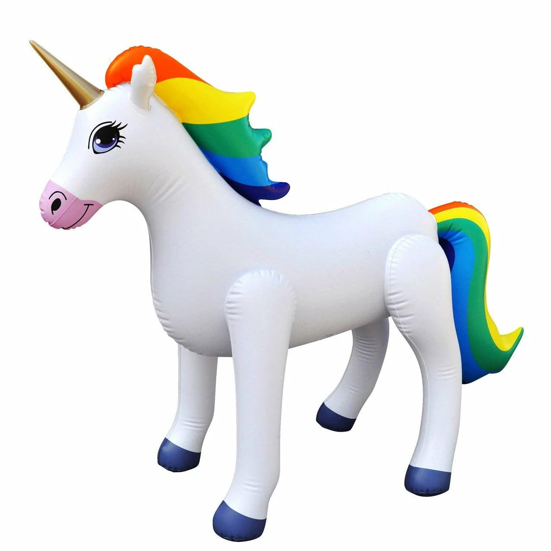 COSTUMEISH Inflatable Unicorn, 40 Inch Long Decor 3 COSTUMEISH Inflatable Unicorn, 40 Inch Long Decor