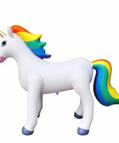 COSTUMEISH Inflatable Unicorn, 40 Inch Long Decor