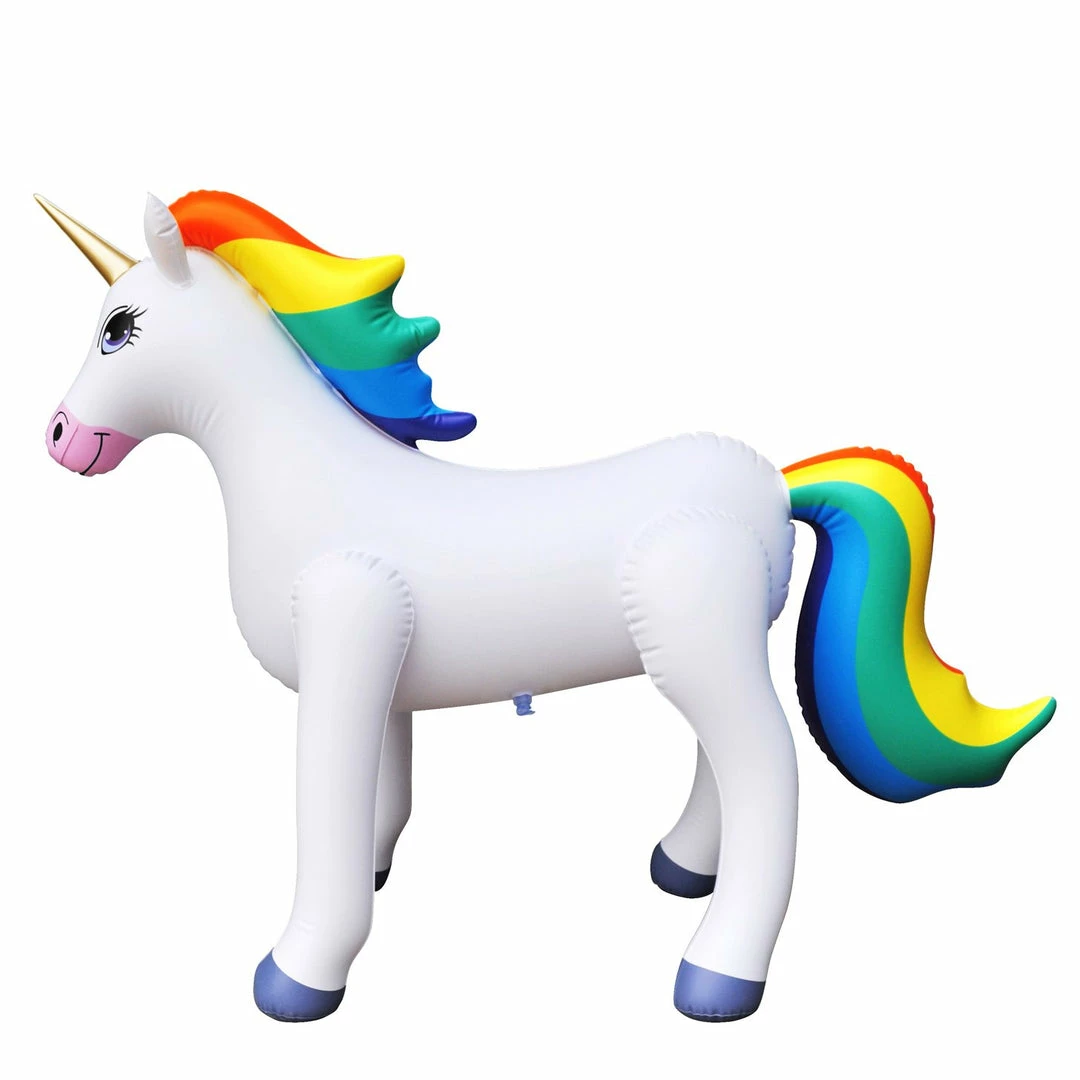 COSTUMEISH Inflatable Unicorn, 40 Inch Long Decor 4 COSTUMEISH Inflatable Unicorn, 40 Inch Long Decor