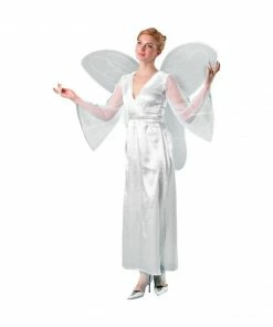 Top Trims Adult Large White Costume Wings
