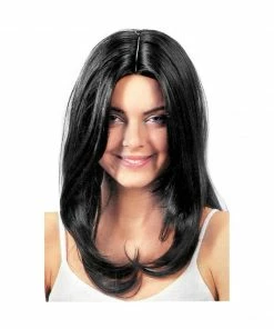 Fun Plus Adult Black Starlet Wig Wigs