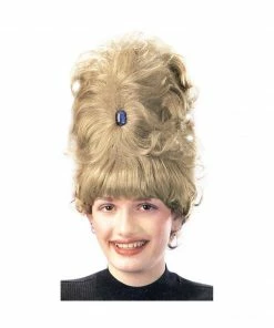 Fun Plus Adult Blonde Beehive Wig Wigs