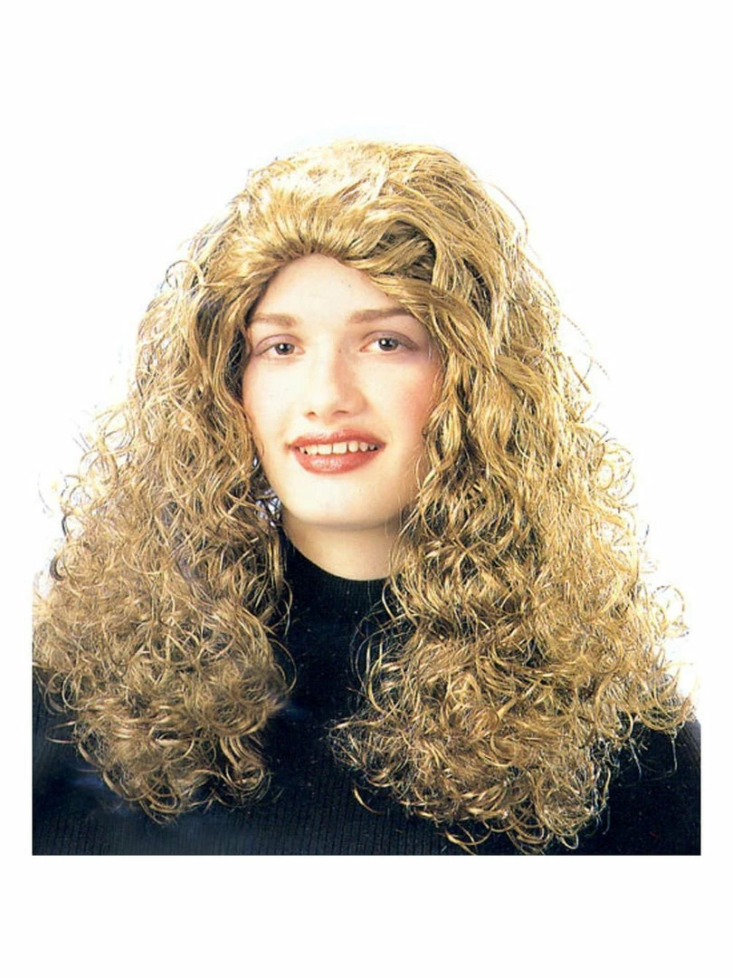 Fun Plus Wigs Adult Long Blonde Curly Wig 3 Fun Plus Wigs Adult Long Blonde Curly Wig