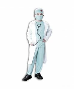 Fun Plus Child Doctor Scrubs And Coat Costume Kids Costumes