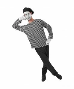 Fun Plus Adult Costumes Adult French Mime Costume