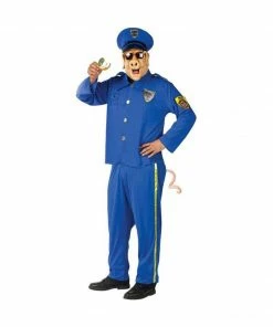 Fun Plus Adult Officer McBacon Funny Police Costume Adult Costumes