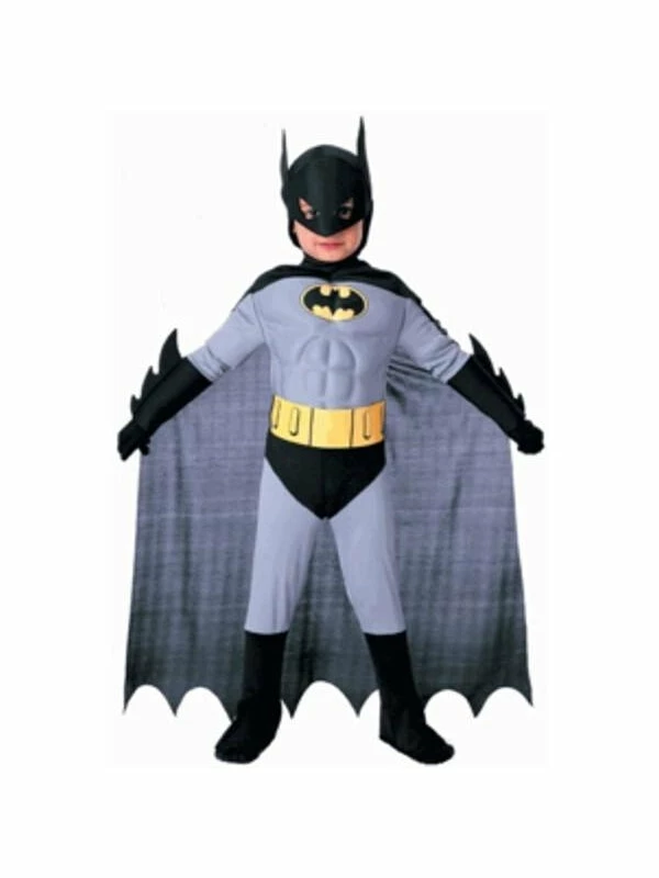 Rubies Kids Costumes Child's Deluxe Batman Costume 3 Rubies Kids Costumes Child's Deluxe Batman Costume