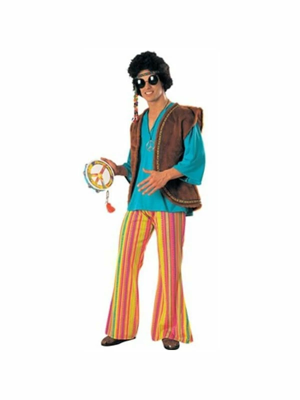 Exclusive Adult Costumes Adult 60's Woodstock Costume 3 Exclusive Adult Costumes Adult 60's Woodstock Costume