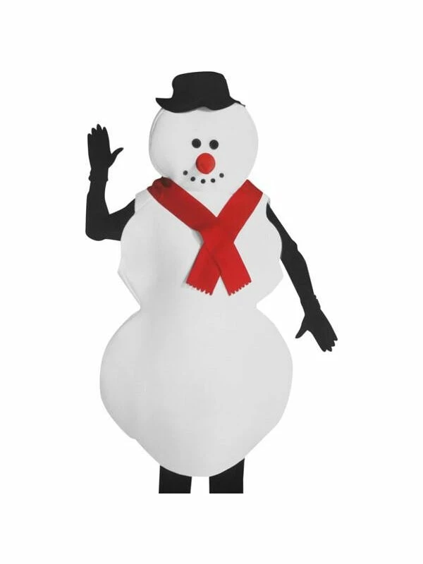 Rasta Imposta Adult Snowman Costume 3 Rasta Imposta Adult Snowman Costume