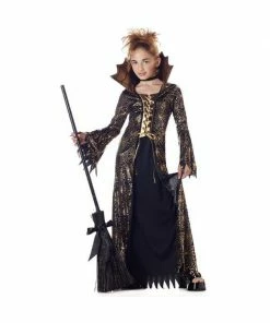 California Costume Co. Kids Costumes Child's Gold And Black Witch Costume