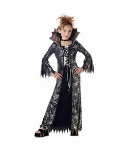 California Costume Co. Child's Silver & Black Spider Witch Costume Kids Costumes