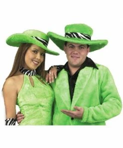 Charades Adult Men's Fur Pimp Hat Hats