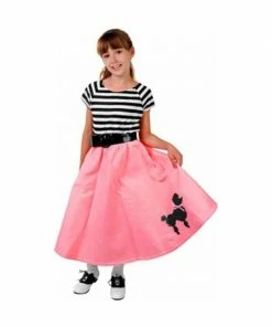Charades Kids Costumes Child's Pink Poodle Dress