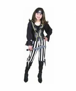 Charades Kids Costumes Child's Pirate Queen Costume