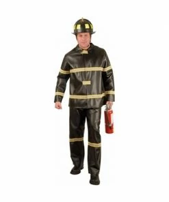 Charades Adult Costumes Adult Firefighter Costume
