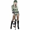 Charades Adult Costumes Adult Sexy ARMY Camouflage Bodysuit Costume