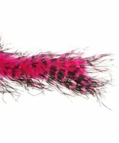 Charades Fuchsia/Black Ostrich Feather Boa