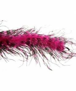 Charades Plum/Black Ostrich Feather Boa