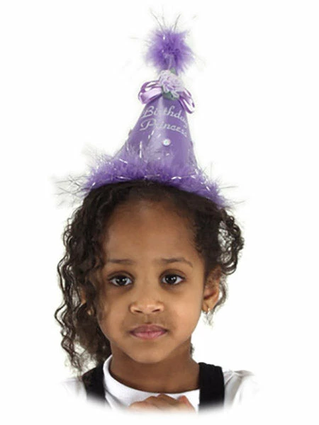 Elope Inc. Hats Child's Lavender Birthday Princess Hat 3 Elope Inc. Hats Child's Lavender Birthday Princess Hat