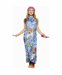 RG Costumes Adult Hawaiian Sarong Dress Costume Women's Costumes