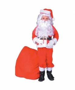 Exclusive Child Santa Claus Costume Suit Kids Costumes