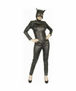 Charades Adult Black Cat Suit Costume