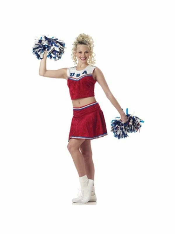 California Costume Co. Adult Sleeveless Cheerleader Costume 3 California Costume Co. Adult Sleeveless Cheerleader Costume