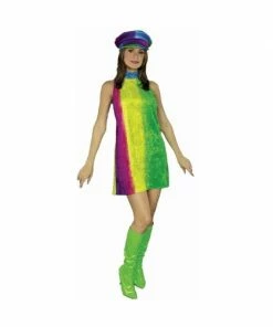 Charades Adult Costumes Adult Go Go Dress Costume