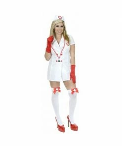 Charades Women's Costumes Adult Sexy Nurse Costume