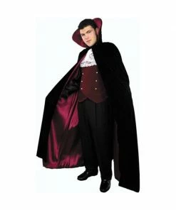 Charades Accessory Kits Adult Velvet Vampire Cape Costume