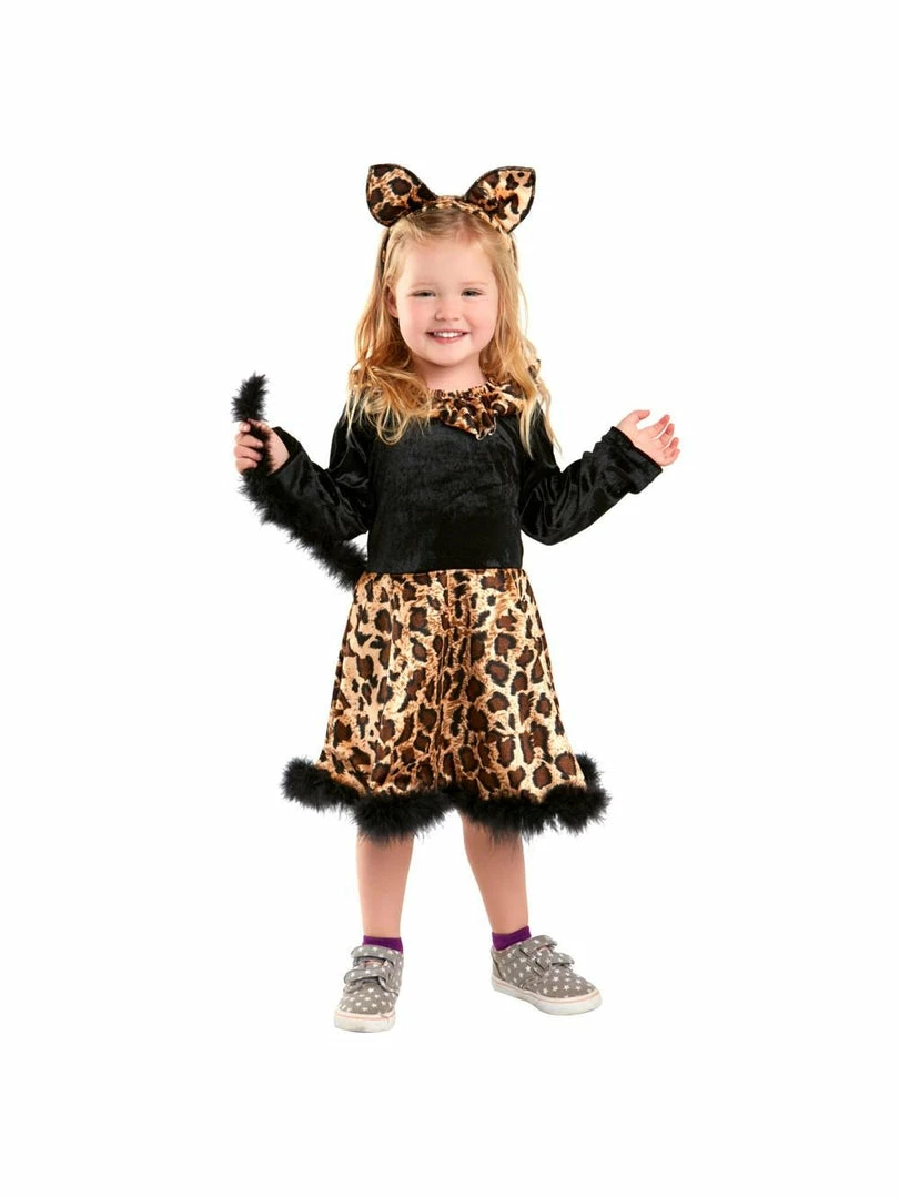 Charades Kids Costumes Baby Leopard Cat Dress Costume 3 Charades Kids Costumes Baby Leopard Cat Dress Costume