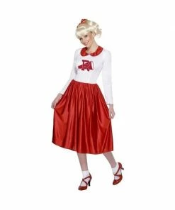 Exclusive Adult Costumes Adult Rydell Greese Cheerleader Costume