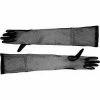 Brands On Sale Long Black Fishnet Gloves