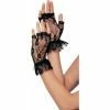 Be Wicked Adult Black Fingerless Lace Gloves