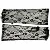 Be Wicked Adult Elbow Length Fingerless Black Lace Gloves