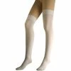 Charades Costume Leggings White Thigh High Stockings