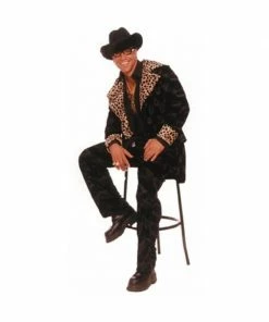 Underwraps Adult Cheetah Fur Pimp Daddy Costume