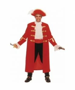 Exclusive Adult Red Pirate Captain Costume Adult Costumes