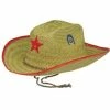 J Hat Child Straw Sheriff Hat