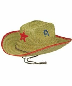 J Hat Child Straw Sheriff Hat