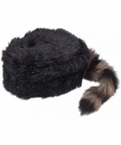 J Hat Coonskin Cap With Real Tail