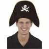 J Hat Hats Black Velvet Pirate Hat