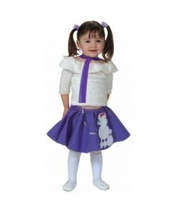 A. Chatila Co. Inc. Toddler Purple Poodle Skirt Costume Accessory Kits