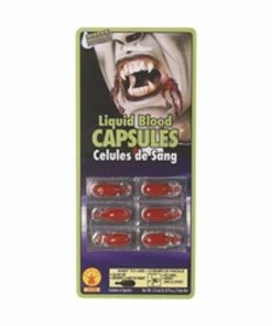 Rubies Fake Liquid Blood Capsules
