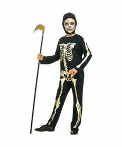 Rubies Child's Skeleton Costume W/ Hood Kids Costumes
