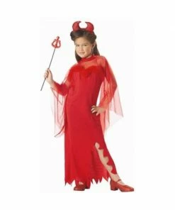 California Costume Co. Child's Sheer Devil Girl Costume Kids Costumes