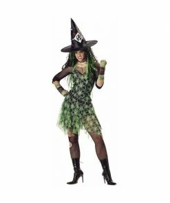 California Costume Co. Adult Costumes Adult Punk Rocker Witch Costume