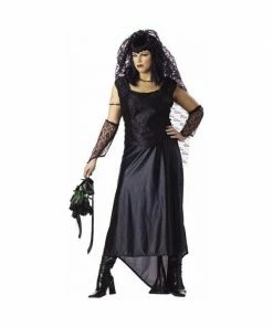 California Costume Co. Adult Plus Size Gothic Bride Costume