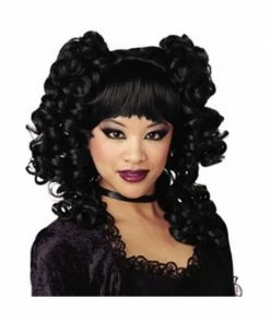 California Costume Co. Black Goth Curls Wig